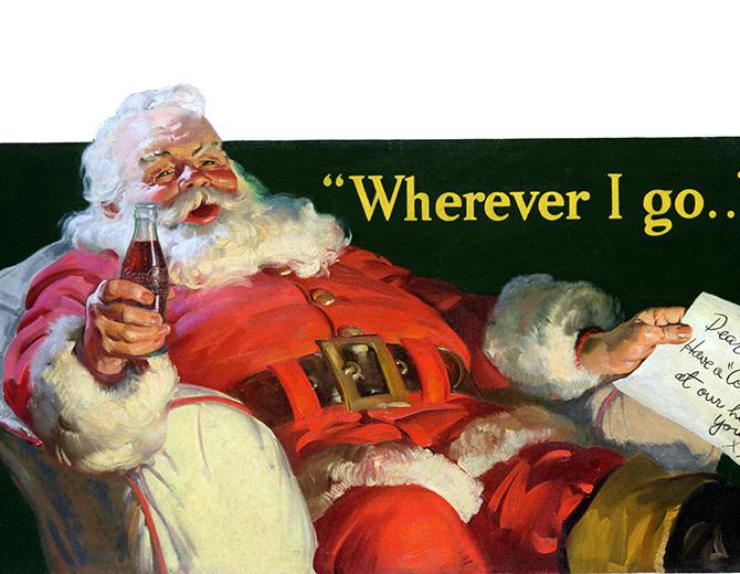 Santa Claus y Coca-Cola