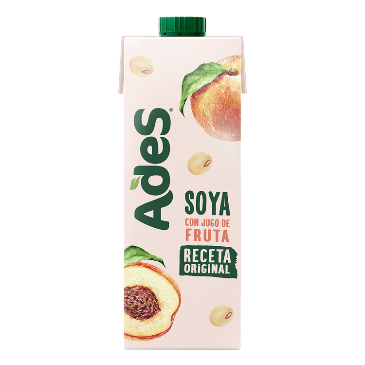 Ades Soya Con Jugo de Durazno