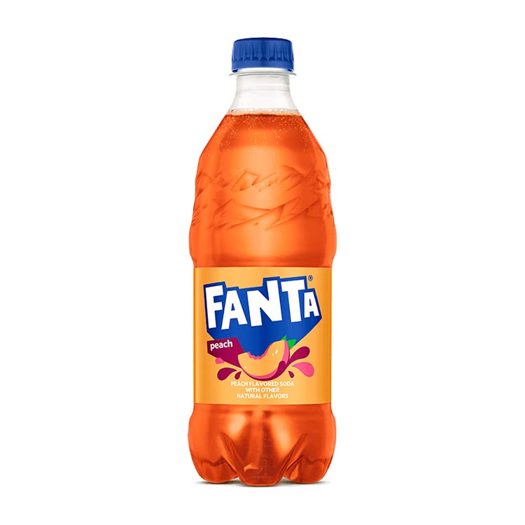 Fanta Peach bottle